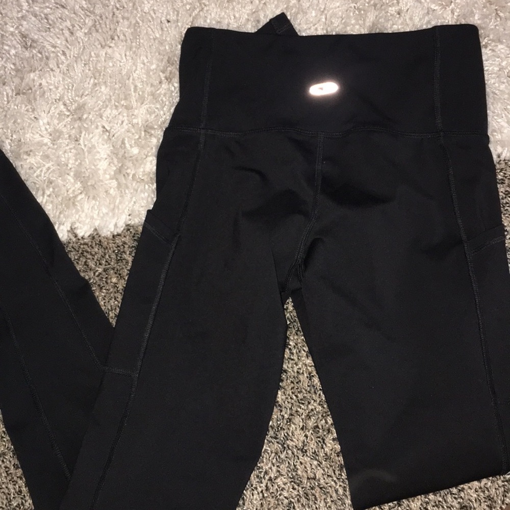 Target high waisted full length black leggings